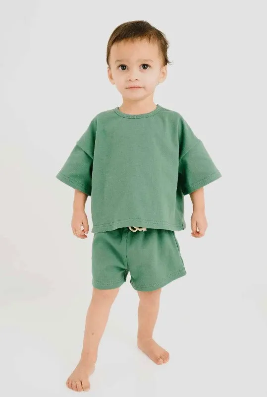 Boys Solid Slouchy Set