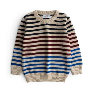 Boys Wool Stripes Sweater