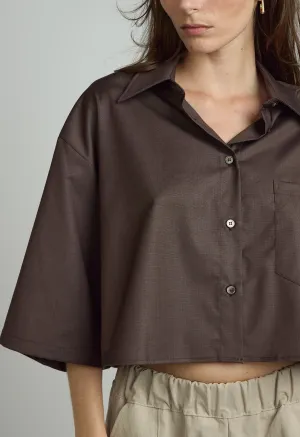 Braleigh Top in Brunette