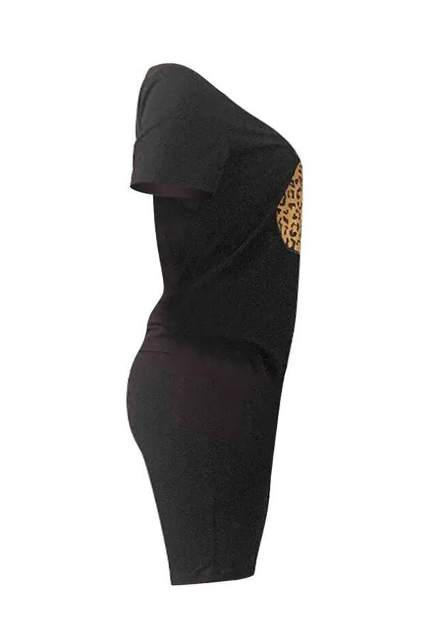 Brenae Lip Print 2pc Shorts Set