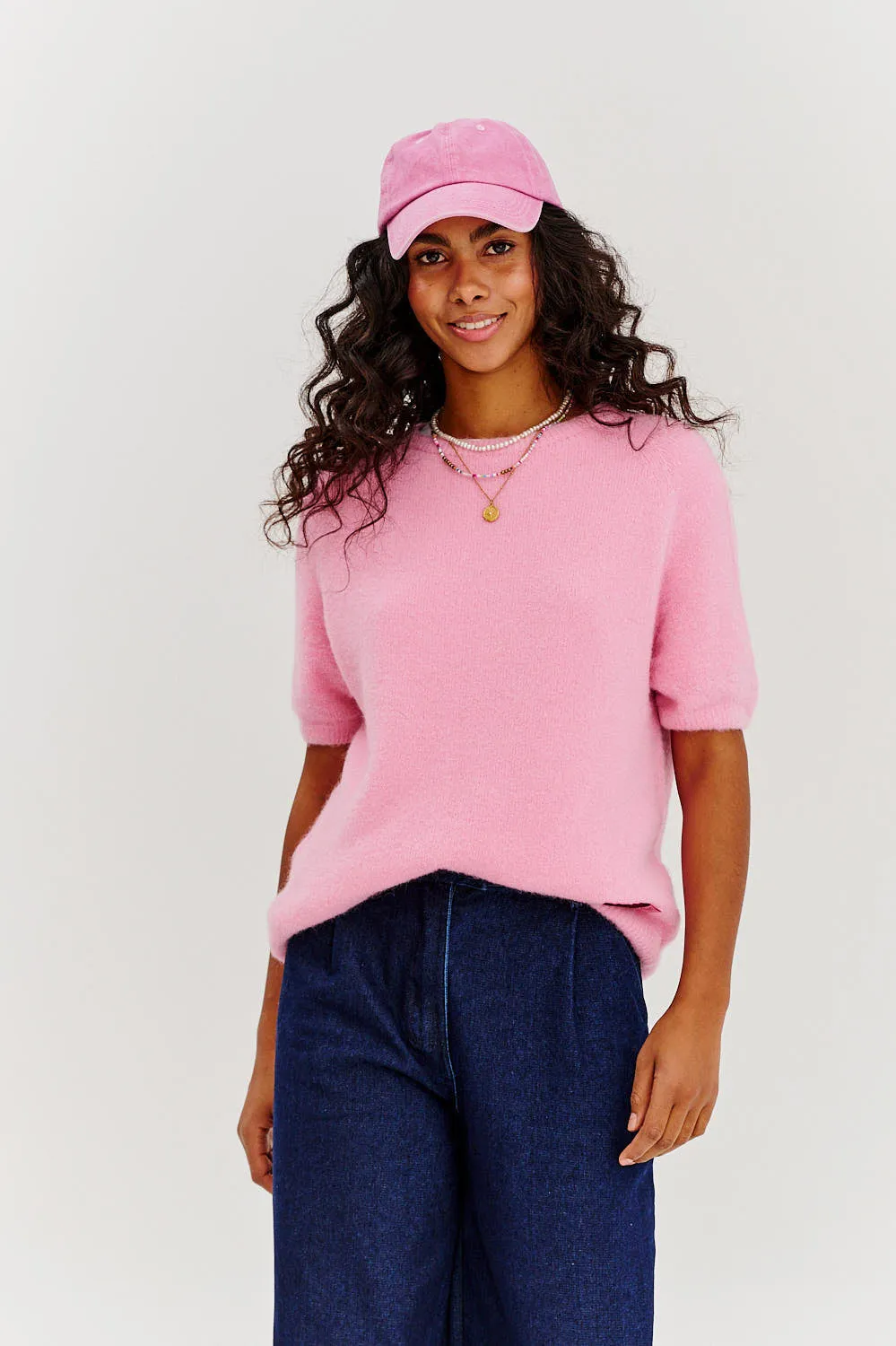 Candy Crush short sleeve sweater