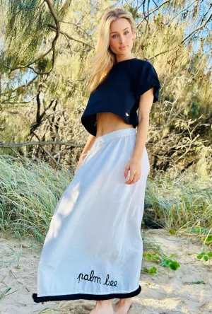 Catch My Drift Skirt – Under the Palms - White
