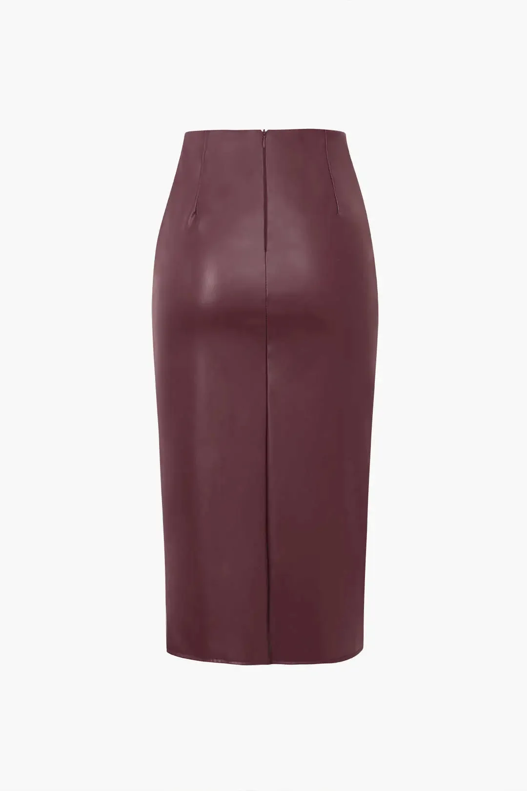 Charity - Elegant Ruched Design Woman's Midi Skirt
