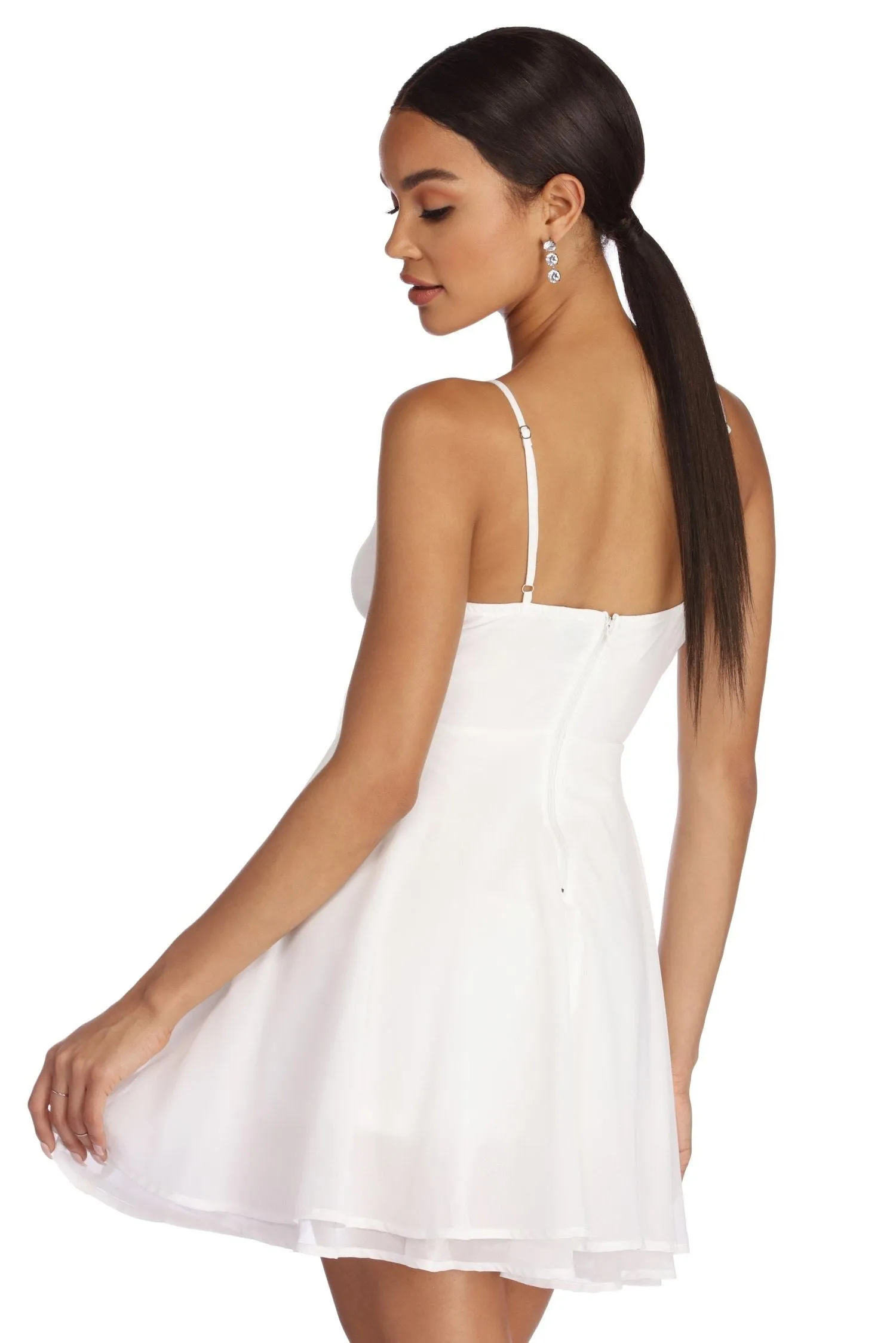 Chiffon Flow Stylish Skater Dress