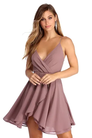 Chiffon Flow Stylish Skater Dress