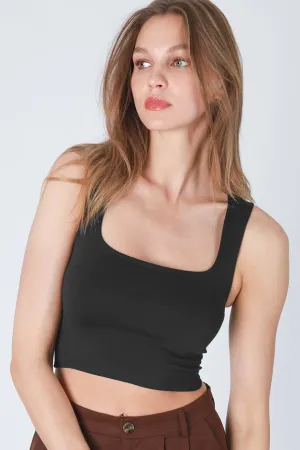 Clean Line Top | Black