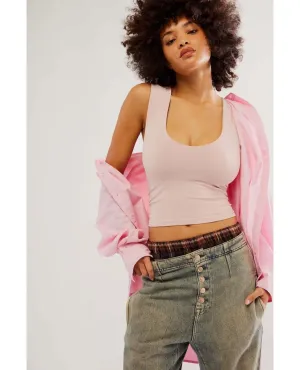 Clean Lines Muscle Cami Pink Salt