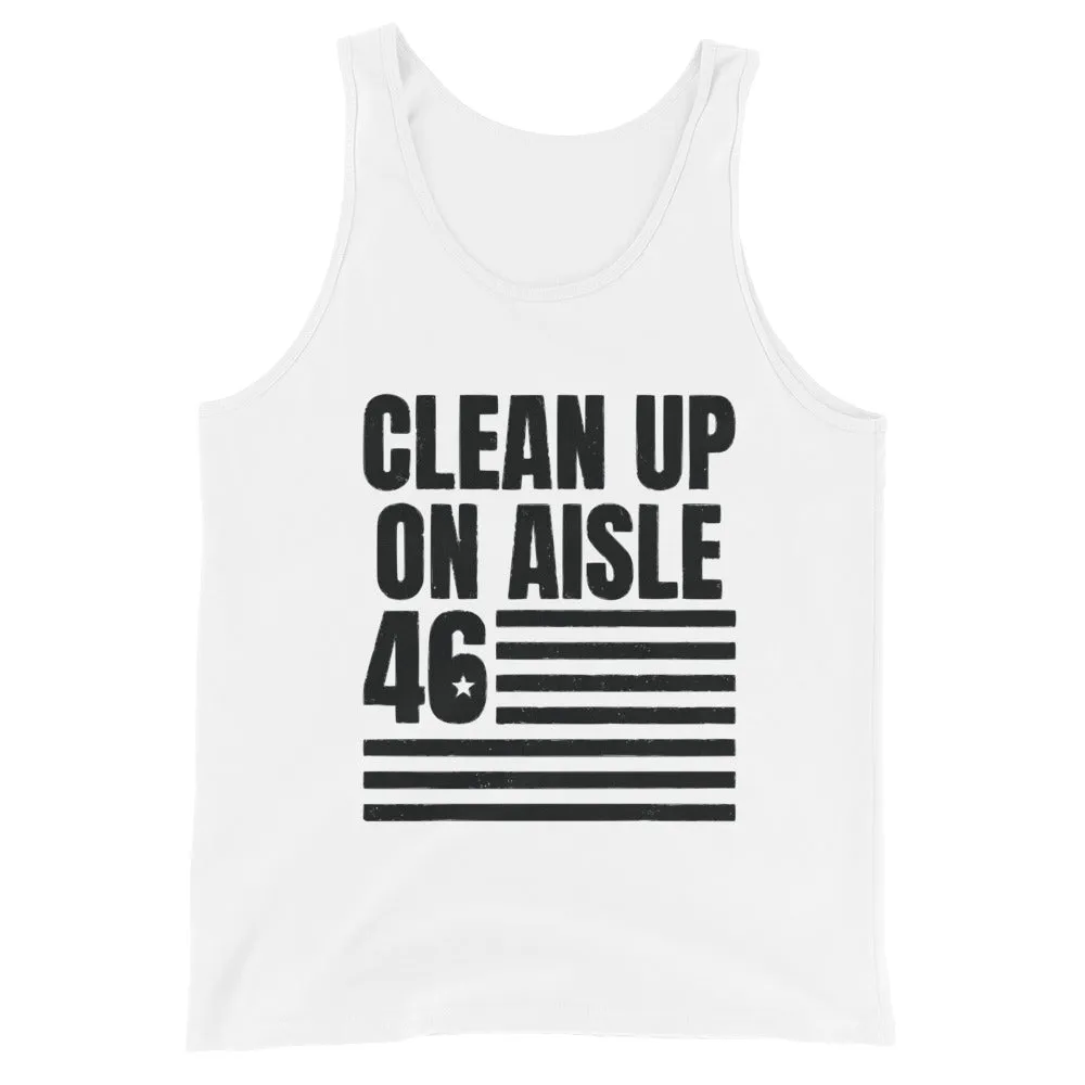 Clean up on aisle 46 Unisex Tank Top