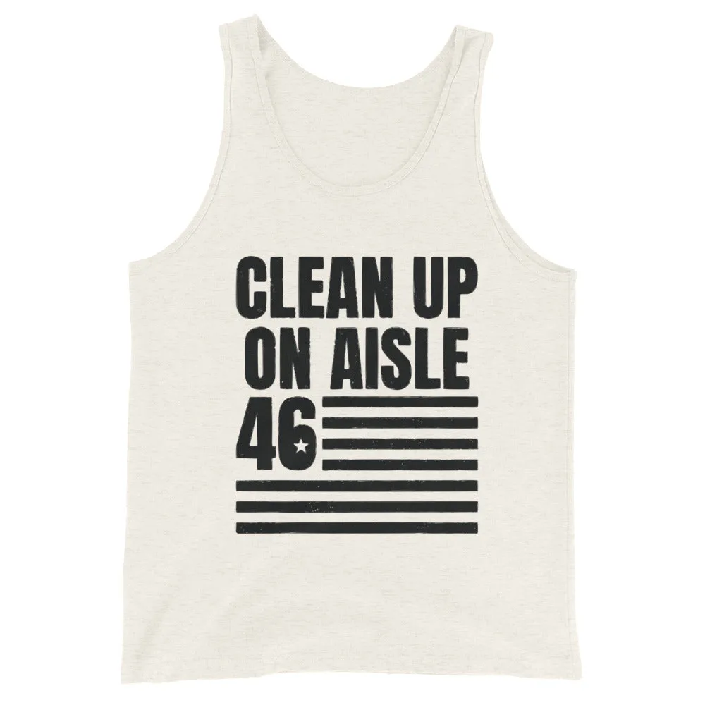 Clean up on aisle 46 Unisex Tank Top