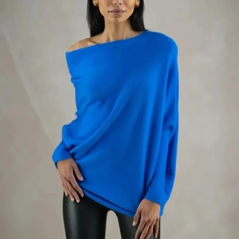 Denise | Elegant Off-Shoulder Sweater for Women
