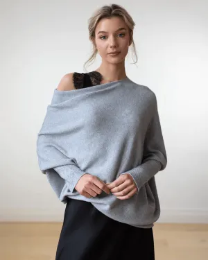 Denise | Elegant Off-Shoulder Sweater for Women