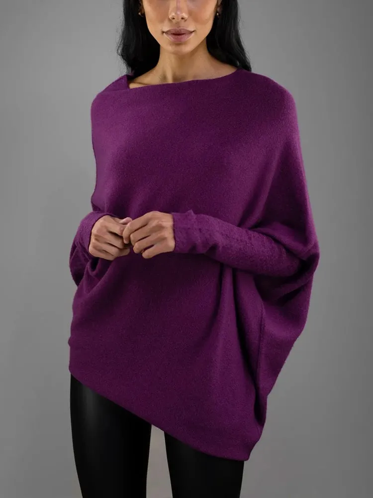 Denise | Elegant Off-Shoulder Sweater for Women