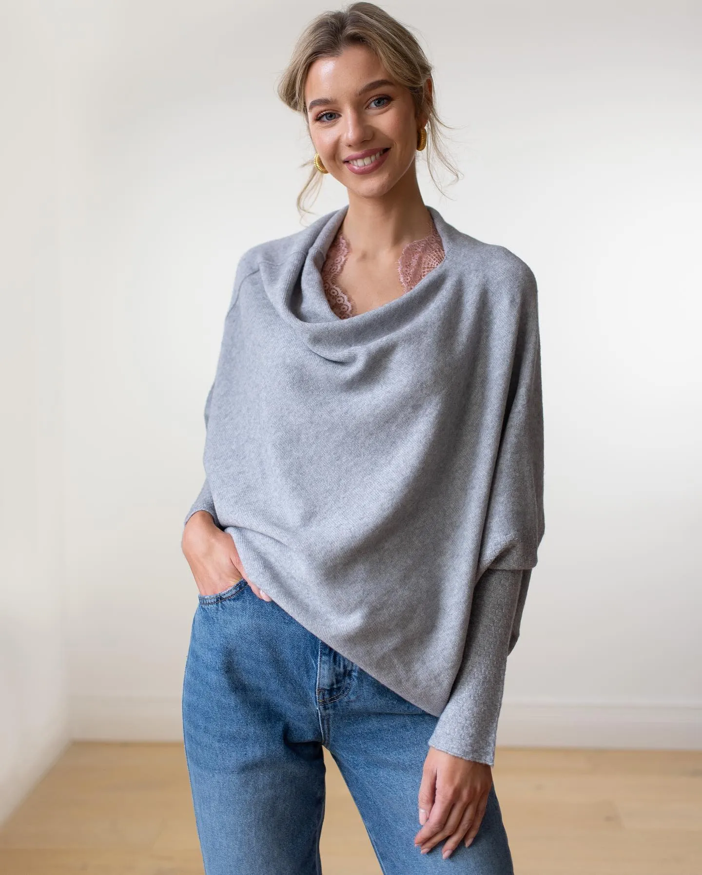 Denise | Elegant Off-Shoulder Sweater for Women