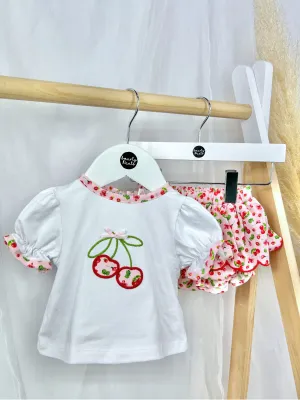 Deolinda "Fresh" Cherry Top and Bloomers