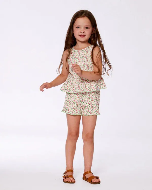 DEUX PAR DEUX- BIG KIDS RIBBED SHORT