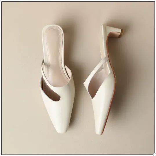 Devon Simple Square Toe Mules