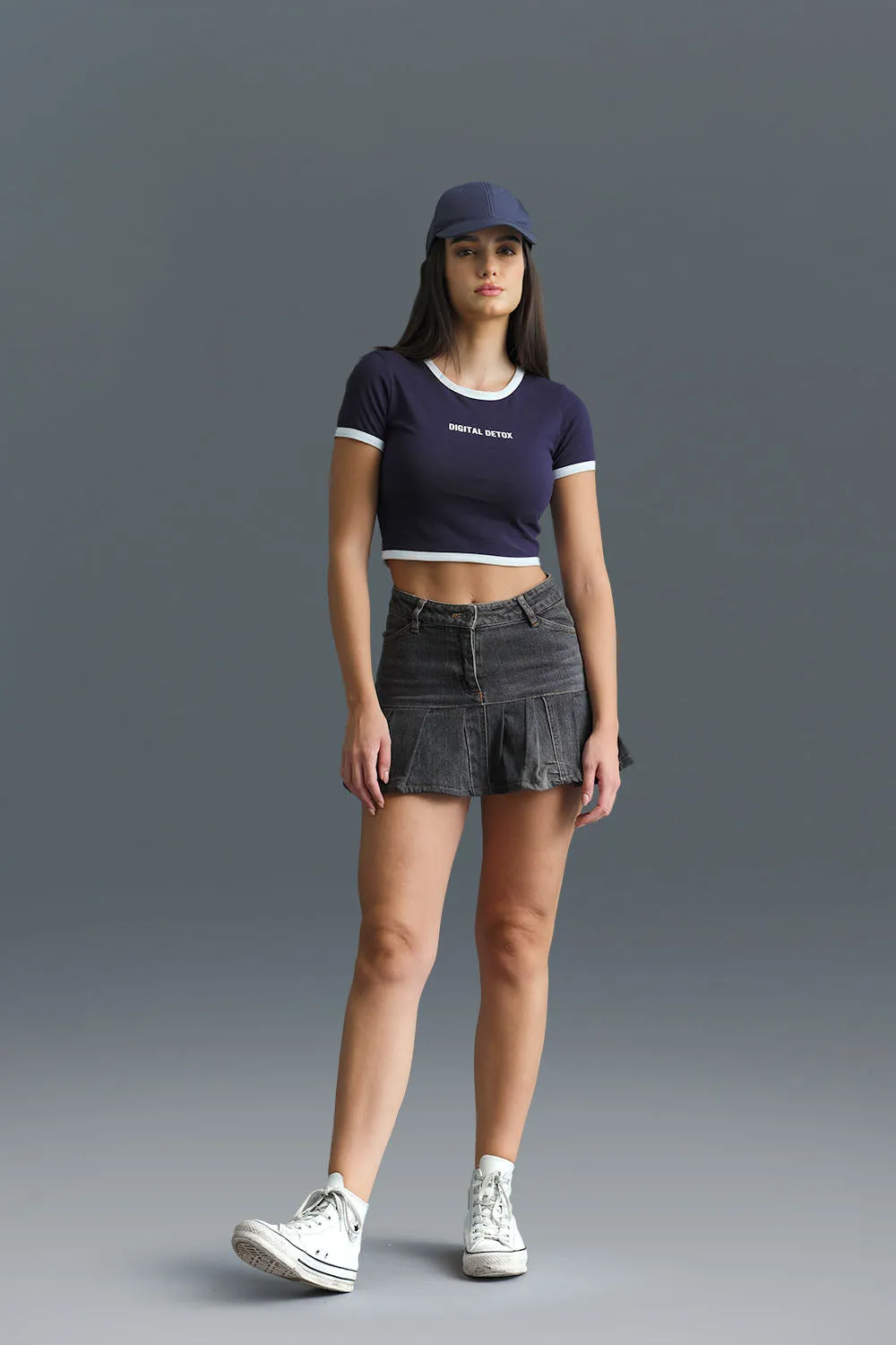 Digital Detox Ringer Crop Top