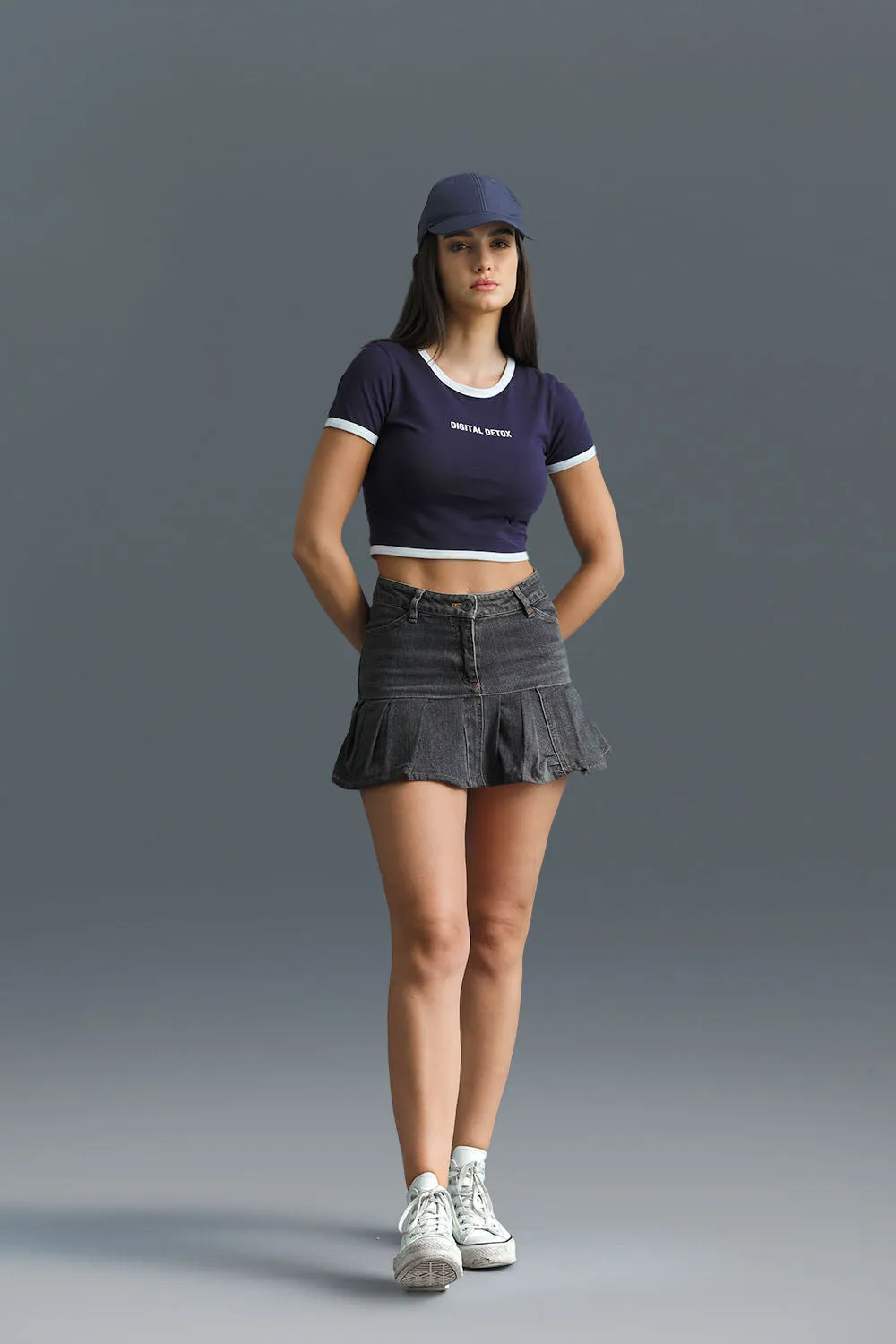 Digital Detox Ringer Crop Top