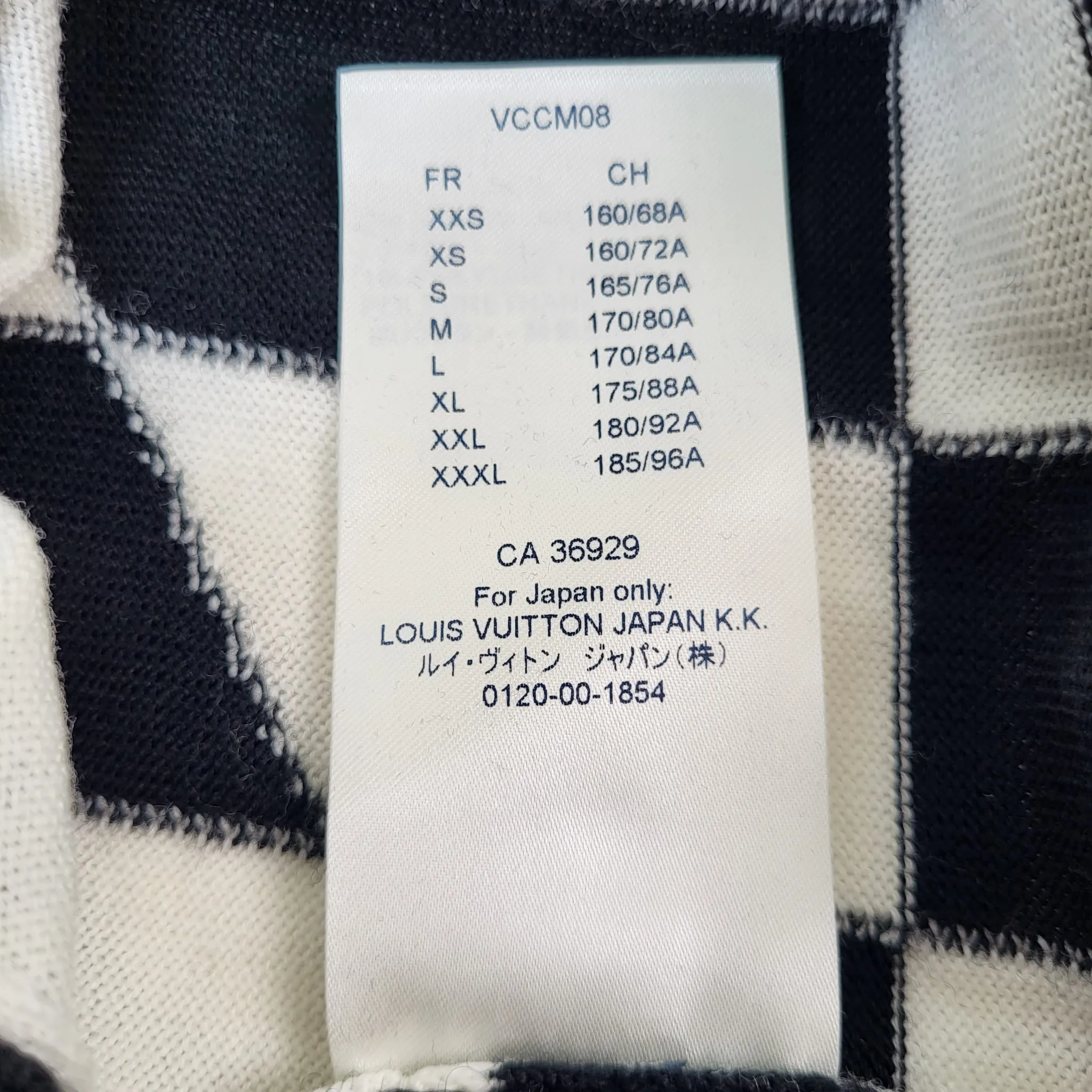 Distorted Damier Intarsia Turtleneck