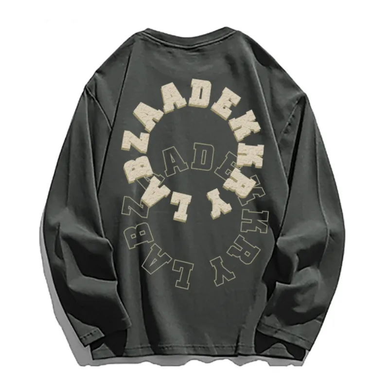 Double Circles Letter Sweatshirt