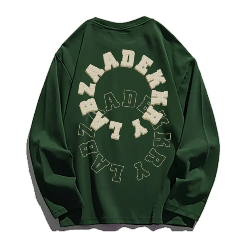 Double Circles Letter Sweatshirt