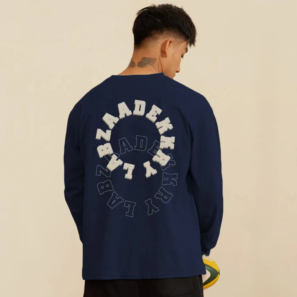 Double Circles Letter Sweatshirt