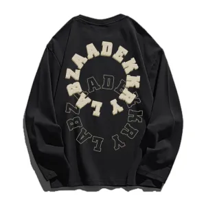 Double Circles Letter Sweatshirt
