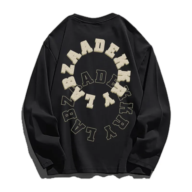 Double Circles Letter Sweatshirt