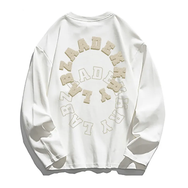 Double Circles Letter Sweatshirt