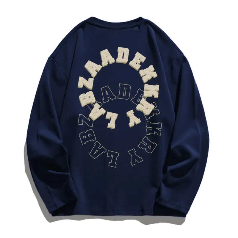 Double Circles Letter Sweatshirt