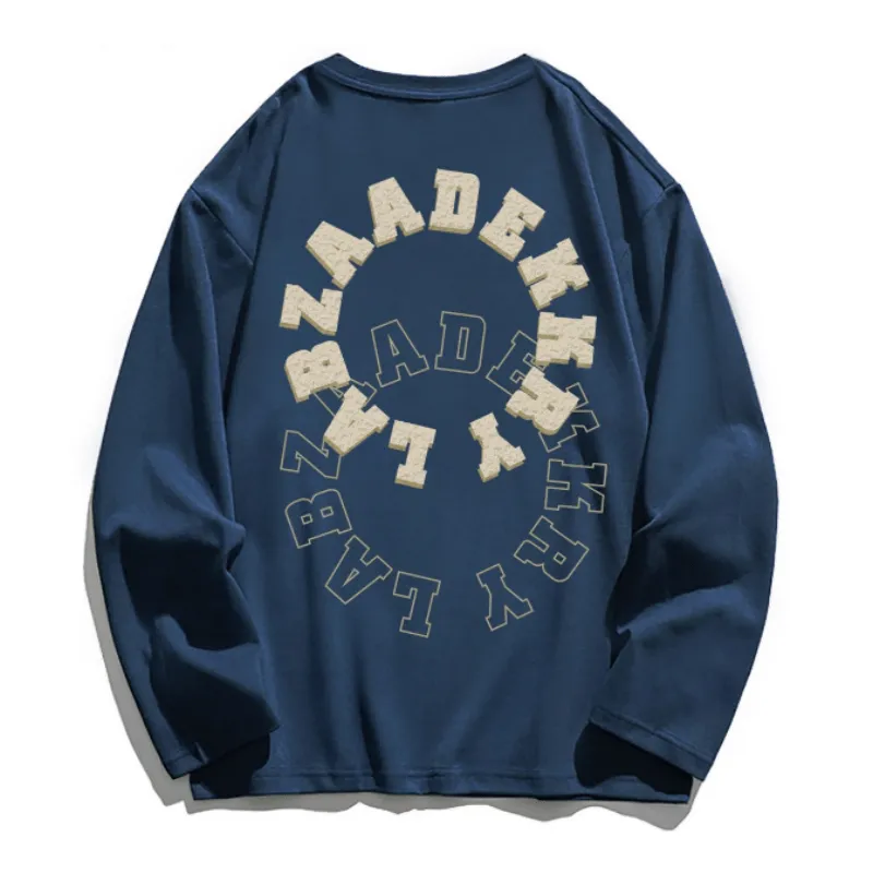Double Circles Letter Sweatshirt