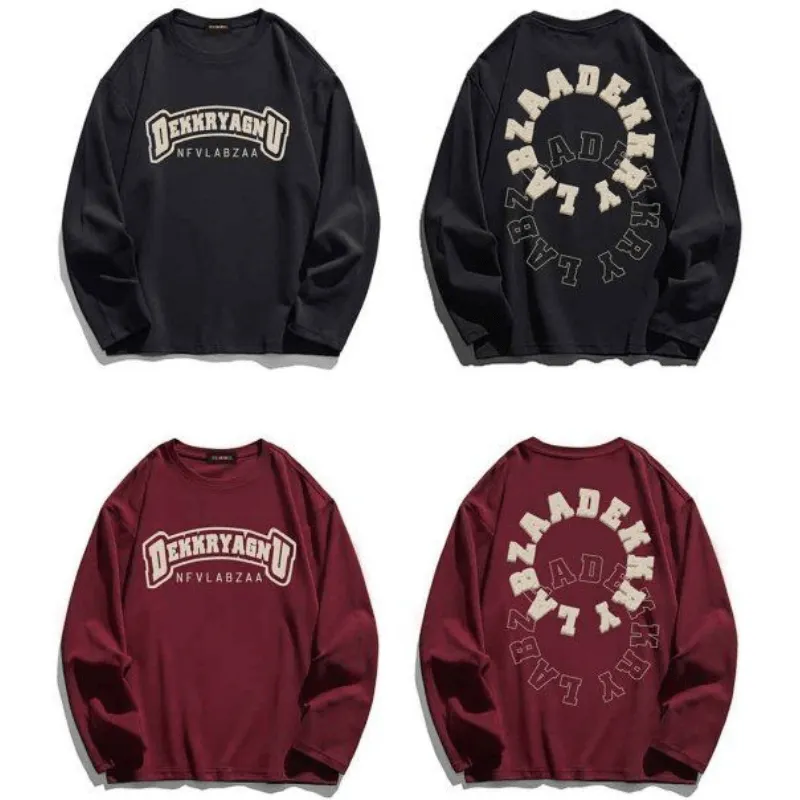 Double Circles Letter Sweatshirt