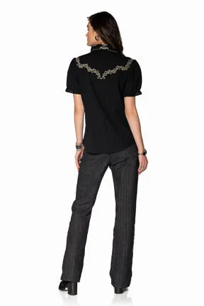 Double D Ranchwear Charro Rider Top
