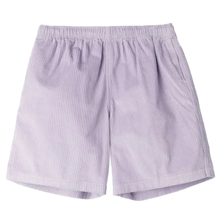 Easy relaxed corduroy short Orchid petal