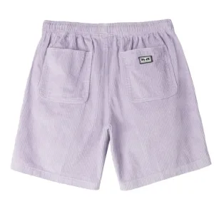 Easy relaxed corduroy short Orchid petal