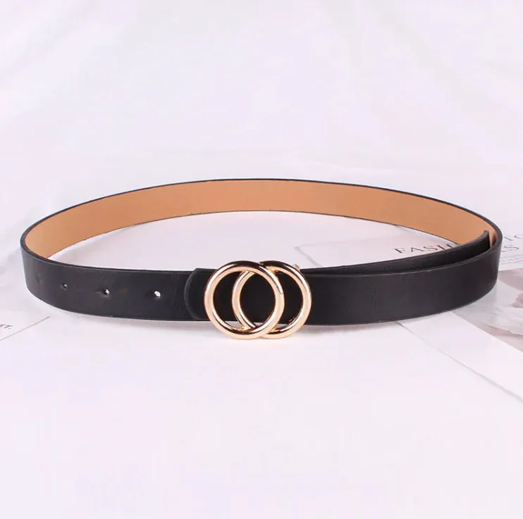 Elegance Loop: Women's Minimalist Ring Belt
