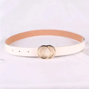 Elegance Loop: Women's Minimalist Ring Belt