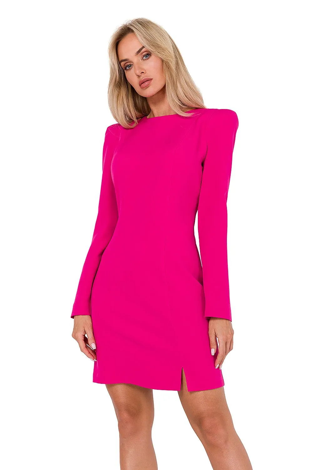 Elegant Fitted Long-Sleeve Dress
