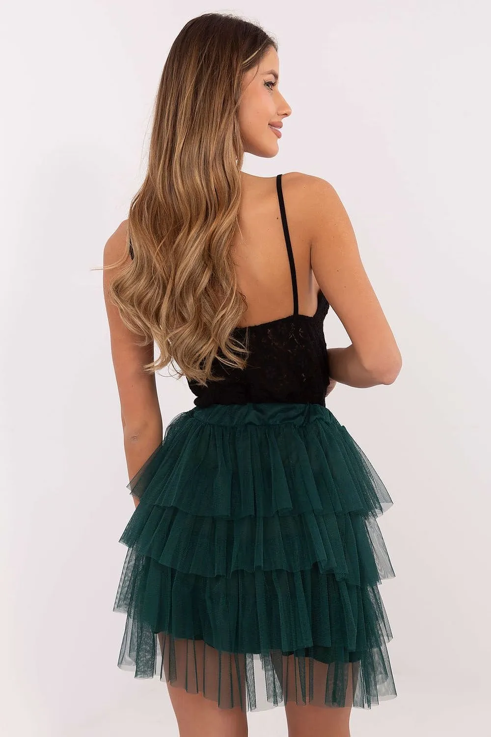Elegant Tulle skirt with ruffles