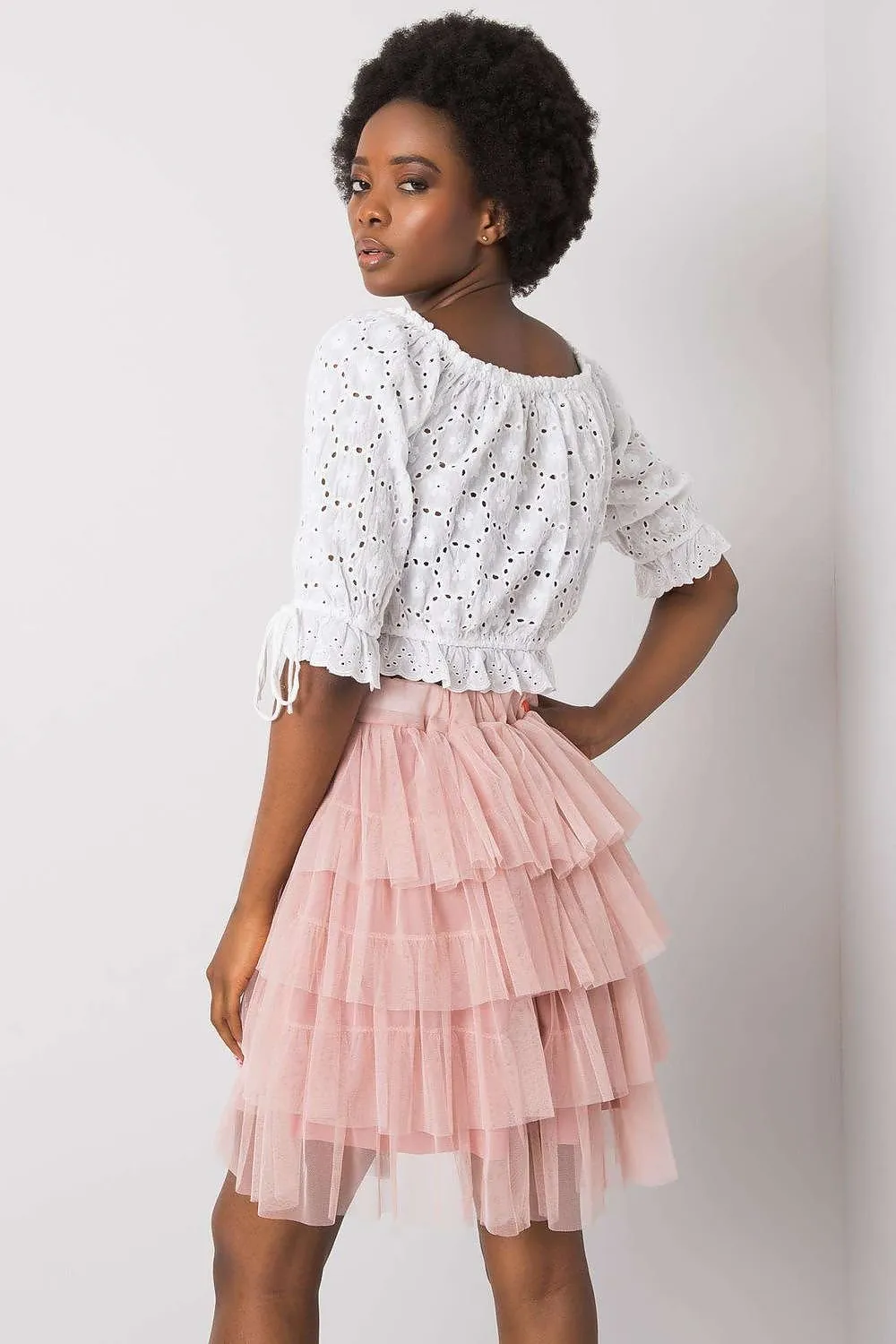 Elegant Tulle skirt with ruffles
