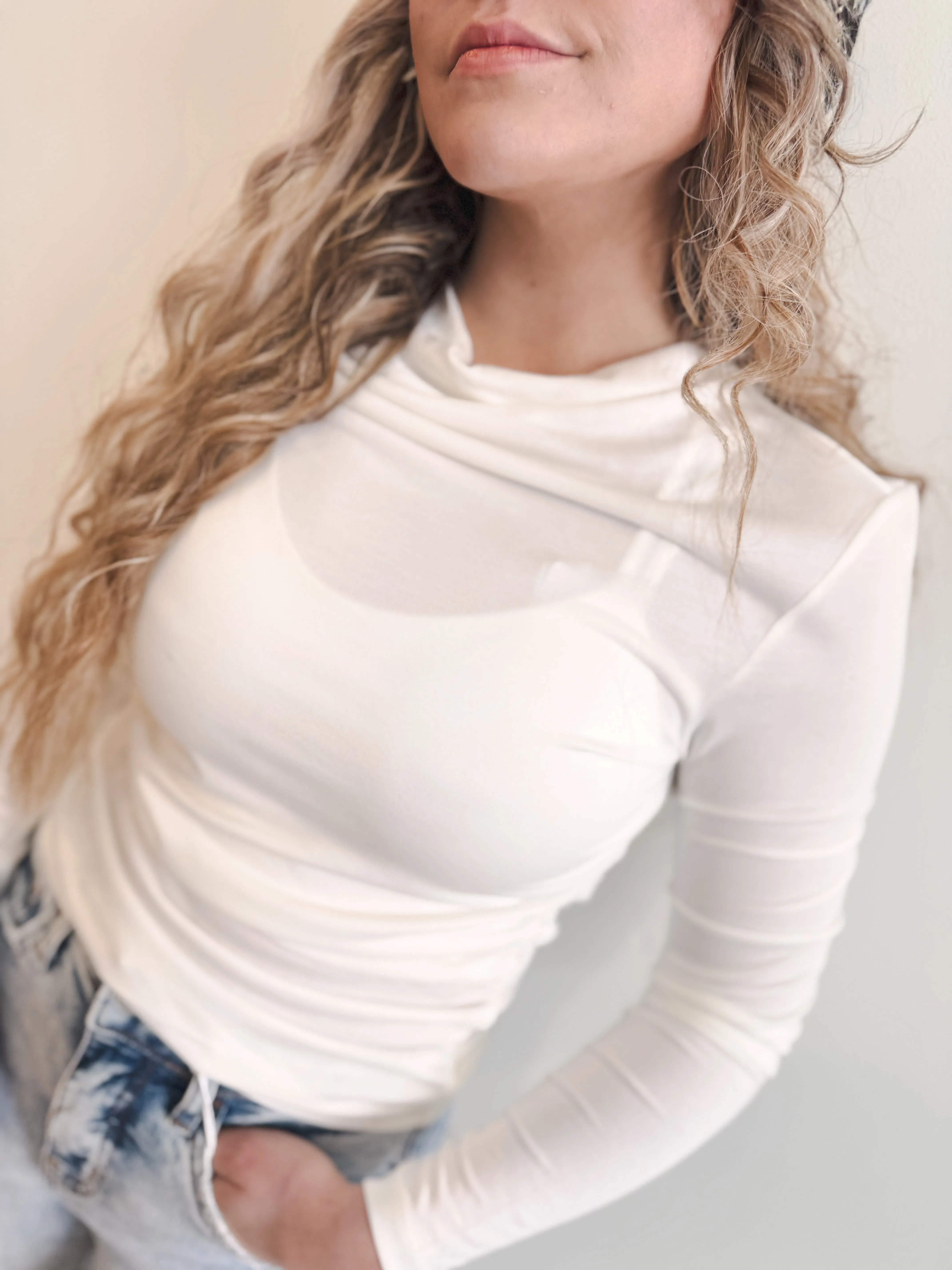 Elvira Top - Whisper White