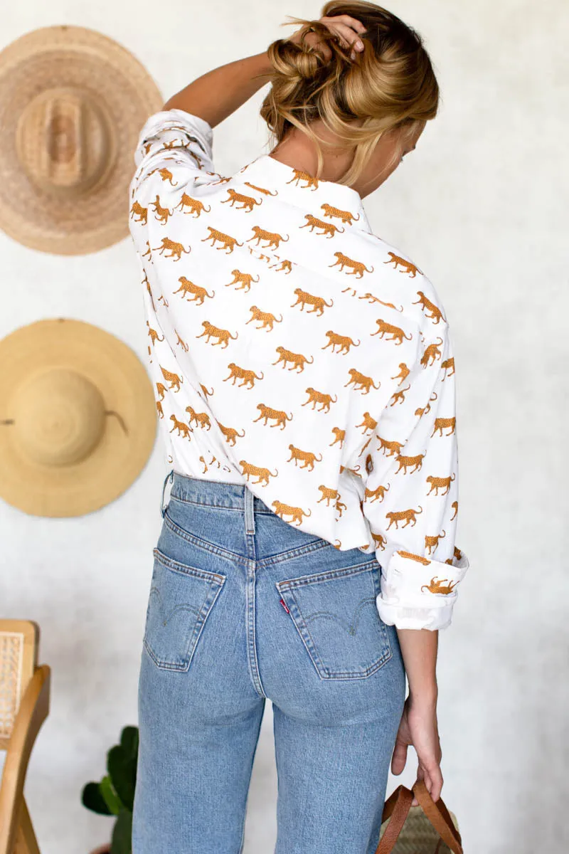 Emerson Fry Unisex Ryan Shirt - Cheetah