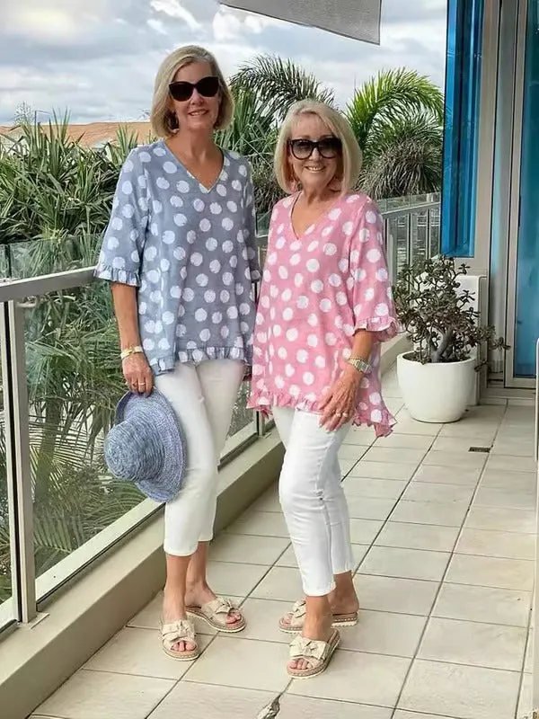 Emily™ | Chic V-Neck Blouse