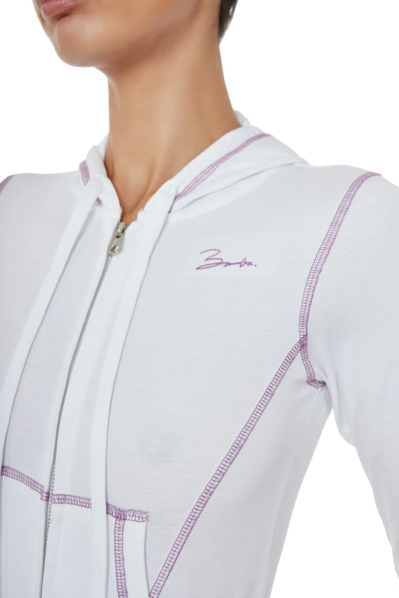 ESPRITE jacket- bianco/ violet