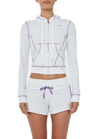 ESPRITE jacket- bianco/ violet