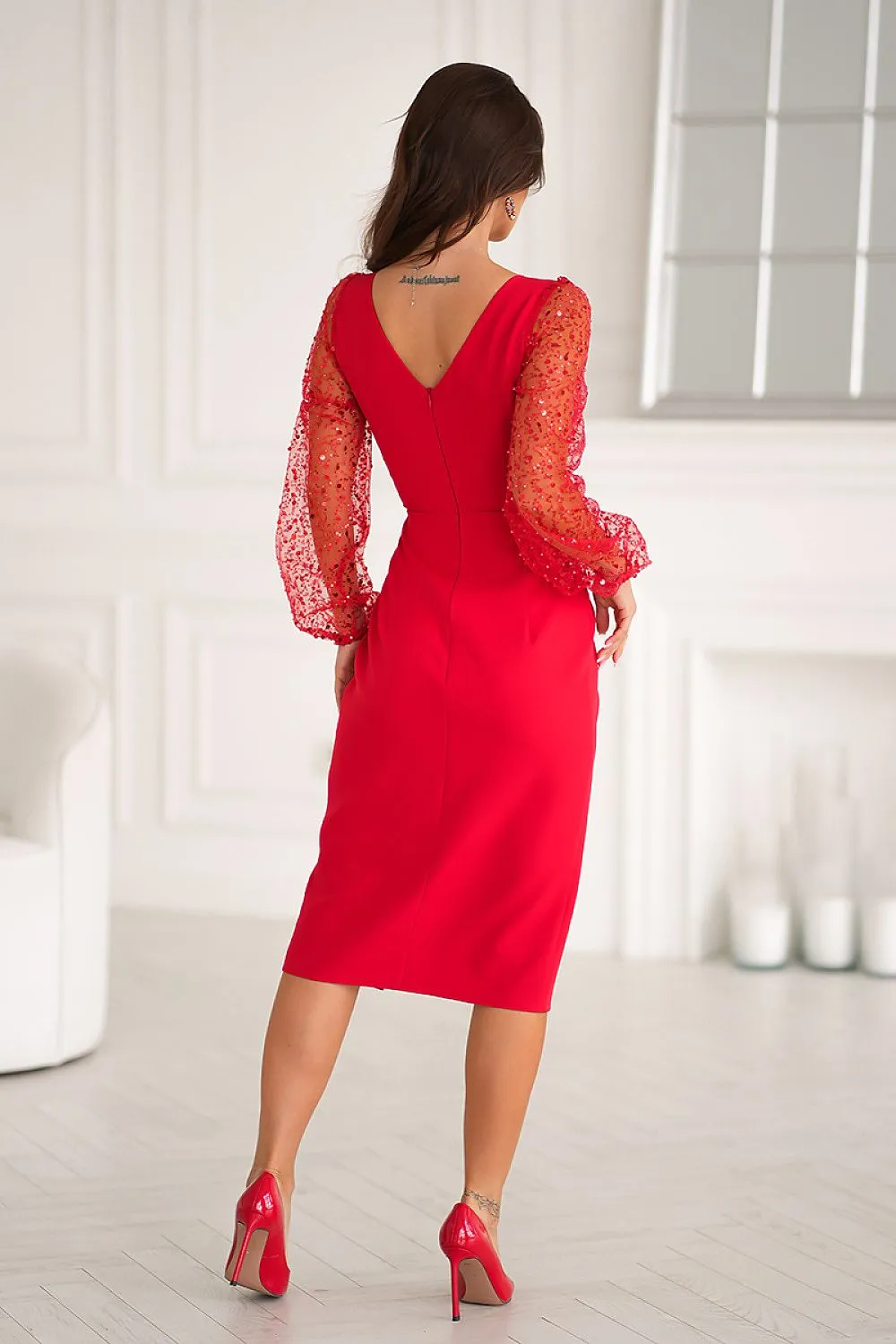 Evening dress Bicotone