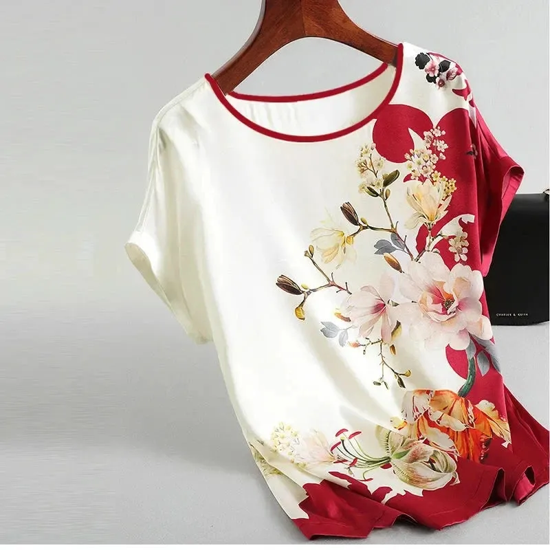 Fara – Elegant Floral Women's Blouse