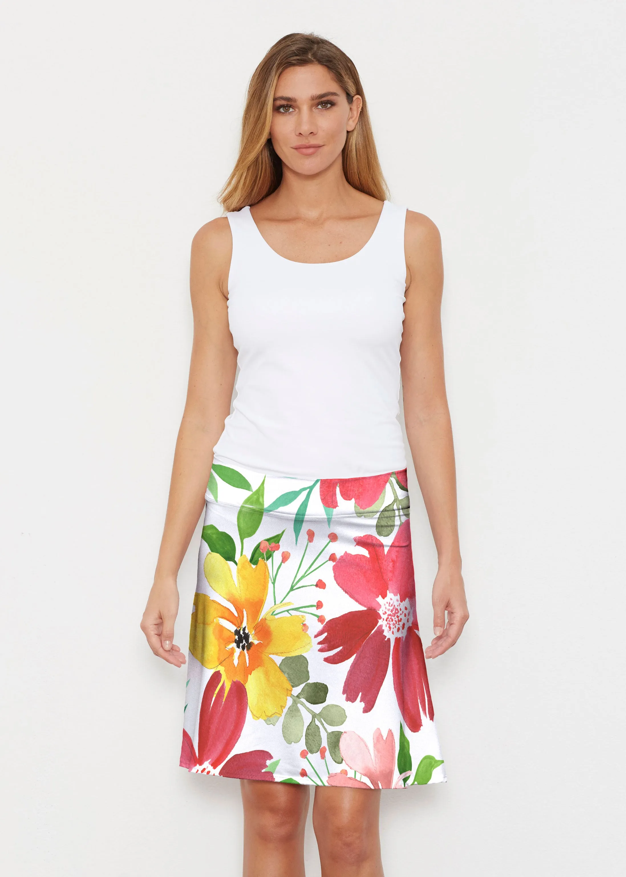 Festive Bloom (8154) ~ Silky Brenda Skirt 21 inch