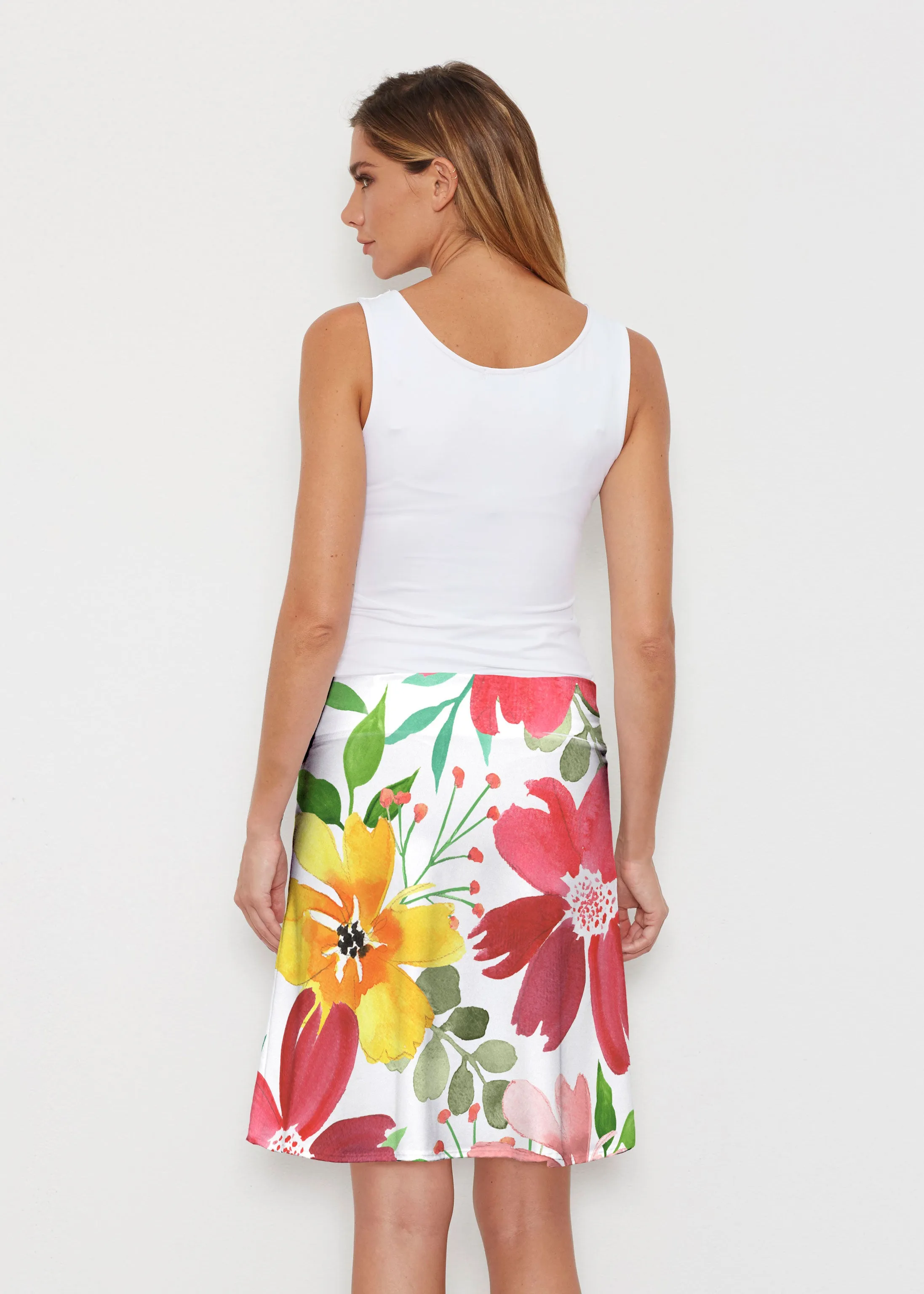 Festive Bloom (8154) ~ Silky Brenda Skirt 21 inch