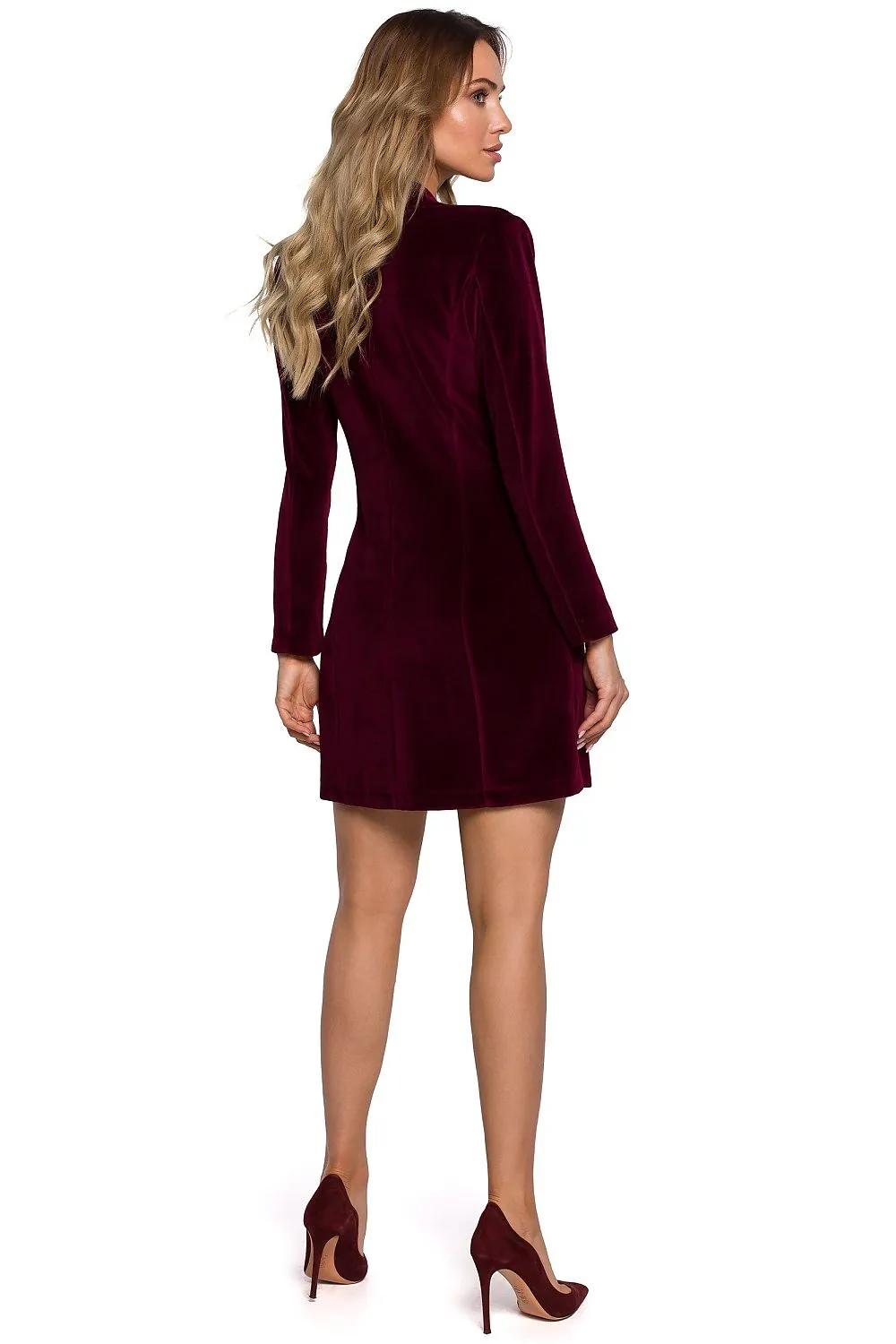Fitted Velour Cut Dress